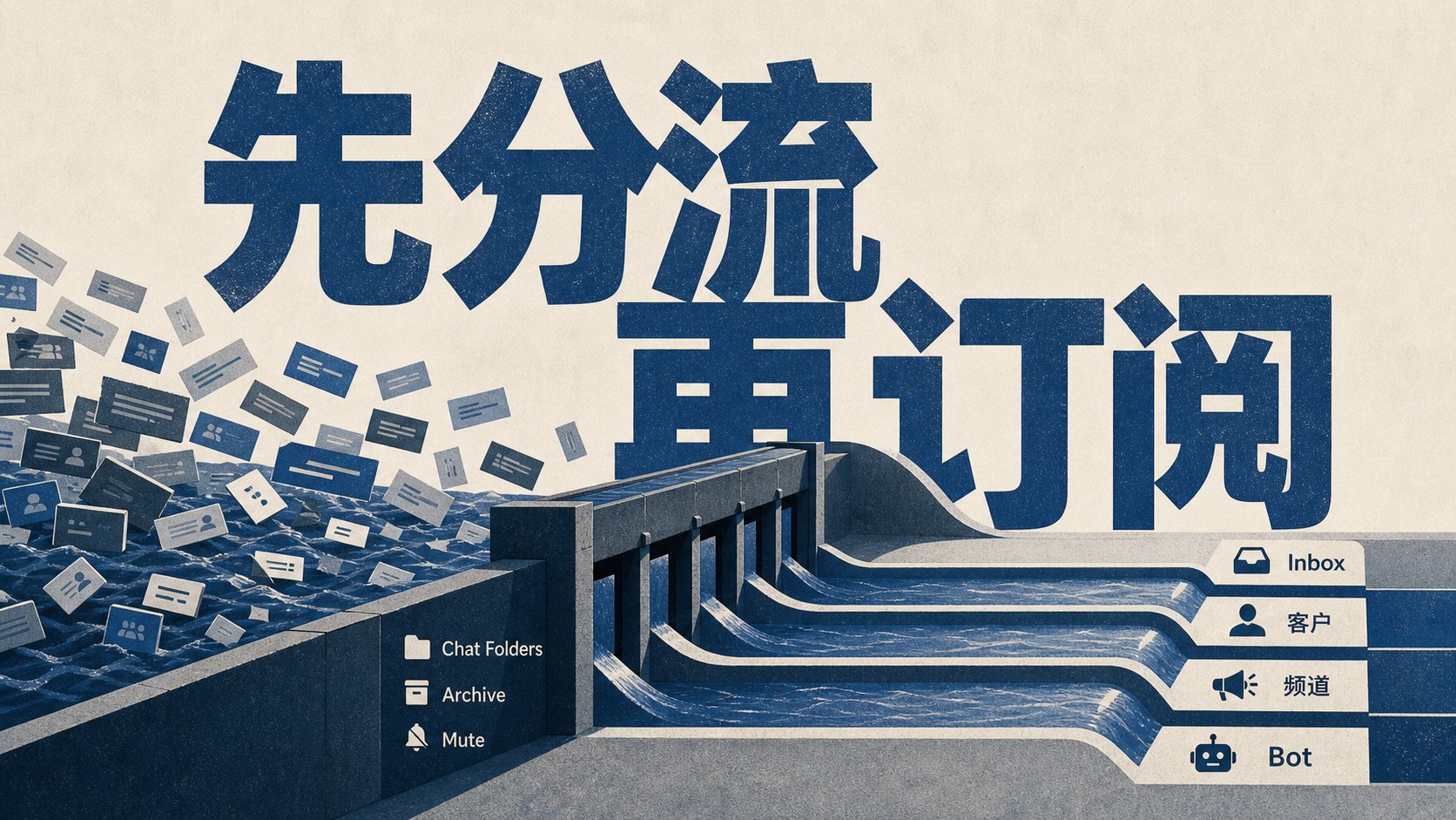Telegram 用久之后,最先坏掉的是聊天列表。